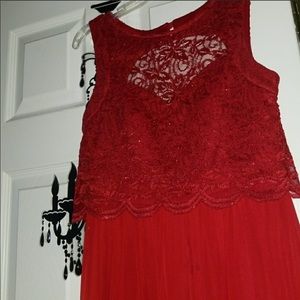 Elegant prom or long cocktail dress